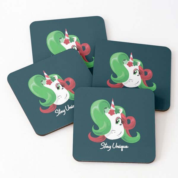 Item preview,  Christmas Unicorn Stay Unique - Cute Magical Holiday Graphic designed and sold by unikusa.