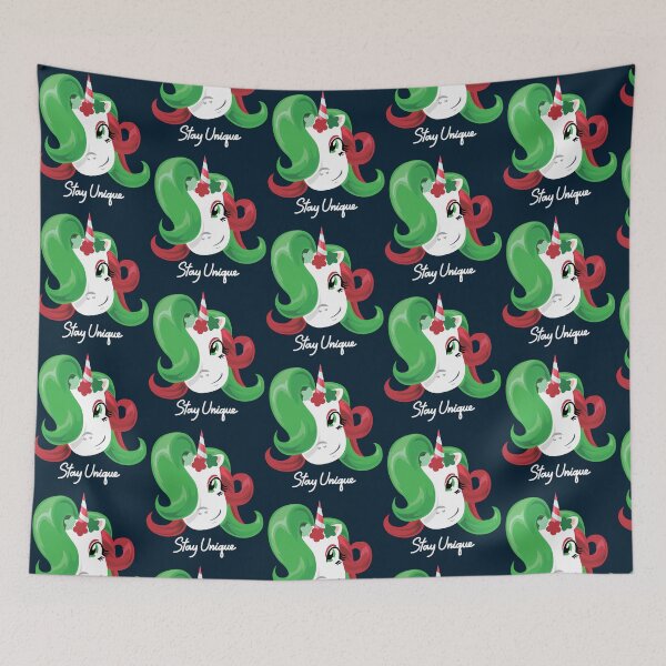 Item preview,  Christmas Unicorn Stay Unique - Cute Magical Holiday Graphic designed and sold by unikusa.