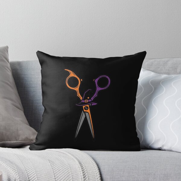 Item preview, Witch Hat Hairdresser Shears Halloween Hairstylist Salon Barber Shirt designed and sold by TeNovaStudio ⭐⭐⭐⭐⭐.