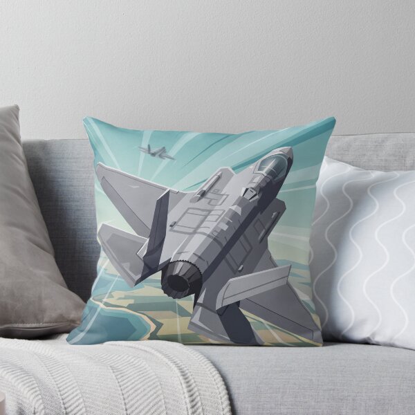 Item preview, F-35 Lightning II Banking Illustration designed and sold by Airpower Art.