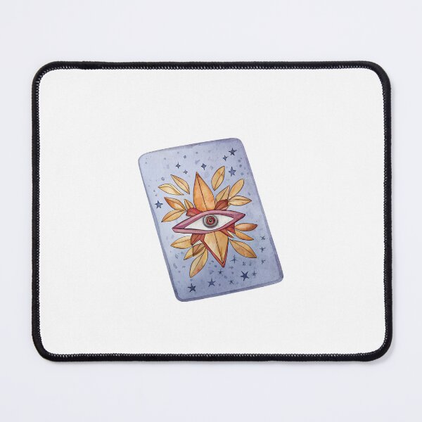 Item preview, Watercolor Celestial Sun Eye Tarot Card designed and sold by AlinaMel.