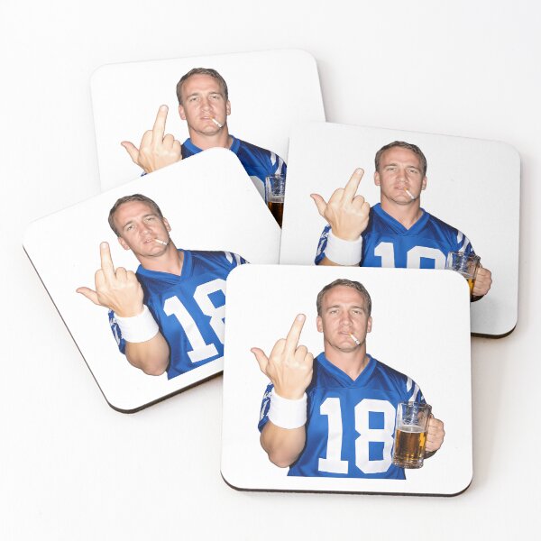 Item preview, Denver Broncos Peyton Manning Drinking And Middle Finger designed and sold by Jaela-Tavera-s.