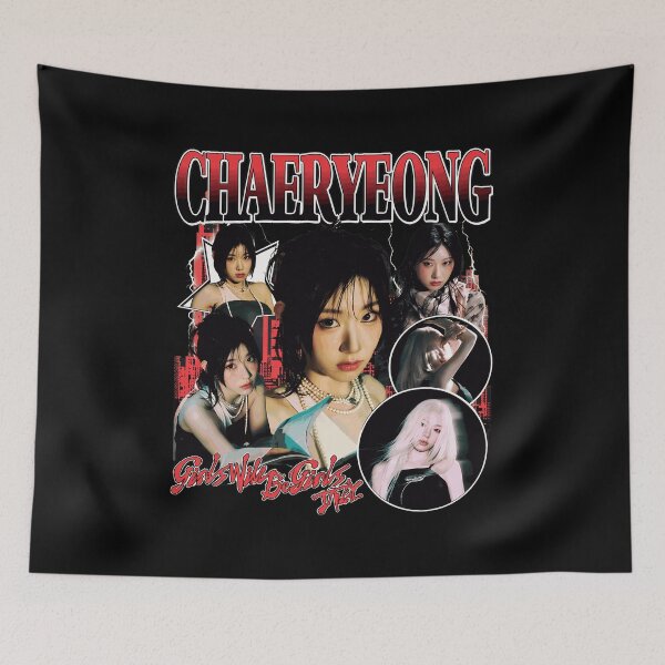 Item preview, Chaeryeong ITZY Chicas como B. Chicas Retro Vintage designed and sold by ScottMi3981125.
