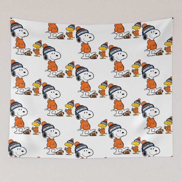 Artikelvorschau, Denver Broncos Snoopy und Woodstock Football entworfen und verkauft von Jaela-Tavera-s.
