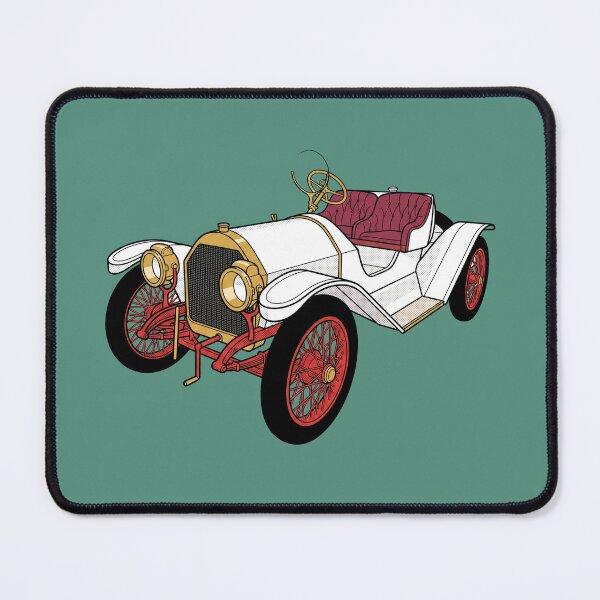 Item preview, Auburn 1910 Roadster: Brass Era Pop Art Comic Automotive Print designed and sold by FreiherrPK.