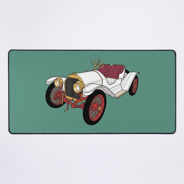 Item preview, Auburn 1910 Roadster: Brass Era Pop Art Comic Automotive Print designed and sold by FreiherrPK.