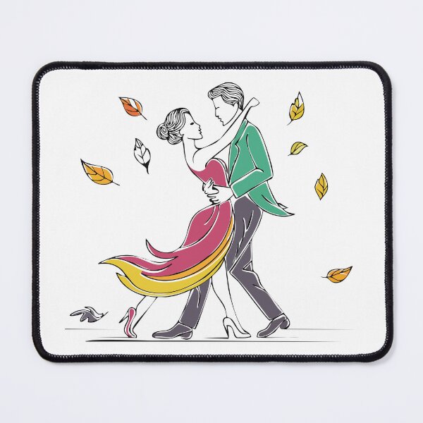 Item preview, Autumn Romance Dancing Couple Art designed and sold by Litely.