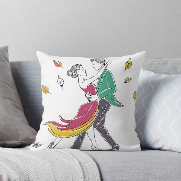 Item preview, Autumn Romance Dancing Couple Art designed and sold by Litely.