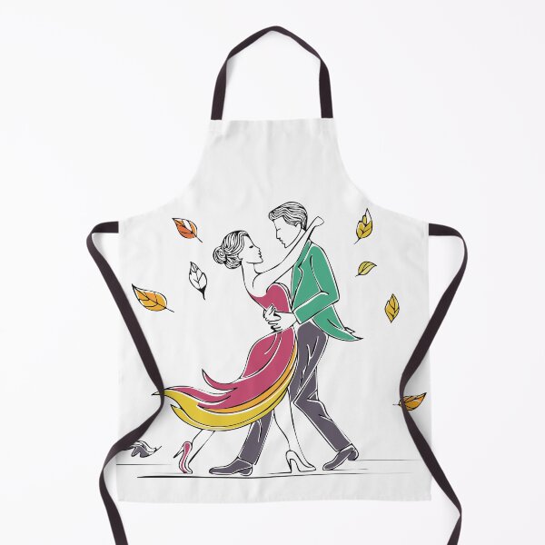 Item preview, Autumn Romance Dancing Couple Art designed and sold by Litely.