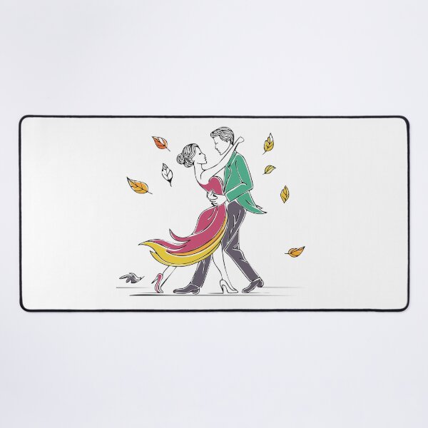 Item preview, Autumn Romance Dancing Couple Art designed and sold by Litely.