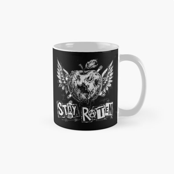 Item preview, Stay Rotten Winged Apple Punk Soft Grunge Anarchy Art designed and sold by Yellowriversss.