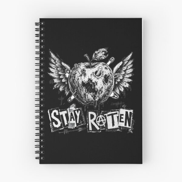 Item preview, Stay Rotten Winged Apple Punk Soft Grunge Anarchy Art designed and sold by Yellowriversss.
