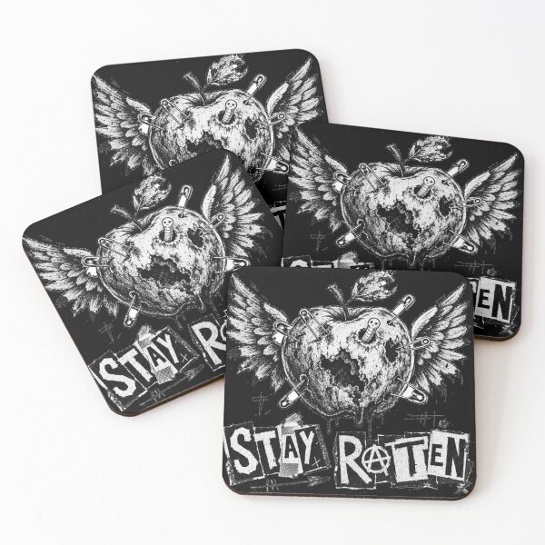 Item preview, Stay Rotten Winged Apple Punk Soft Grunge Anarchy Art designed and sold by Yellowriversss.