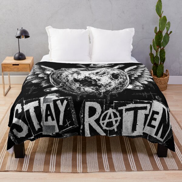 Item preview, Stay Rotten Winged Apple Punk Soft Grunge Anarchy Art designed and sold by Yellowriversss.