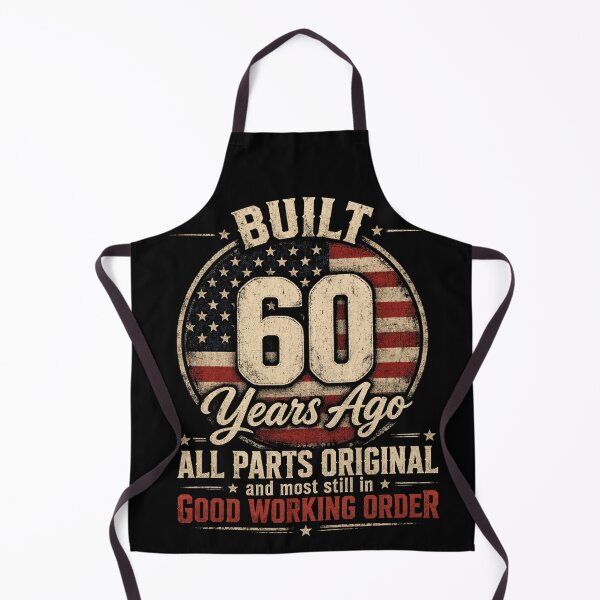 Item preview, Built 60 Years Ago Vintage USA Flag 60th Birthday designed and sold by CF_VintageDesign.
