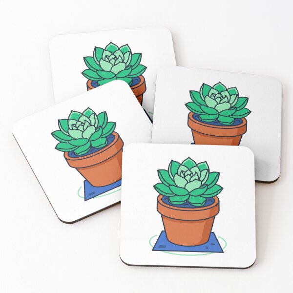 Item preview, Potted Succulent Houseplant Art designed and sold by seunghus.