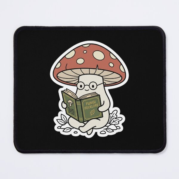 Item preview, Fungi Folklore Reading Mushroom Cottagecore Bookworm Autumn Shirt designed and sold by TeNovaStudio.