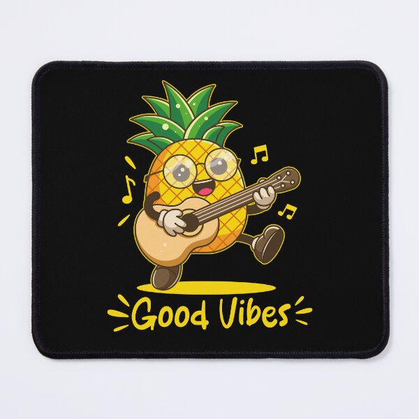Item preview, Cute Pineapple Playing Guitar – Good Vibes Music Tropical Design designed and sold by NicolasMar.