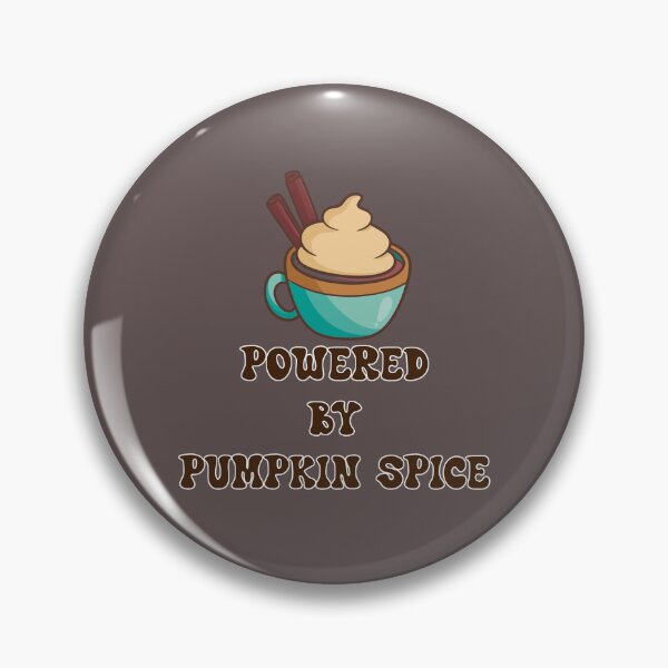 Item preview, Powered By Pumpkin Spice Cute Retro Fall Coffee Lover Design designed and sold by NAMASTHE WORLD.
