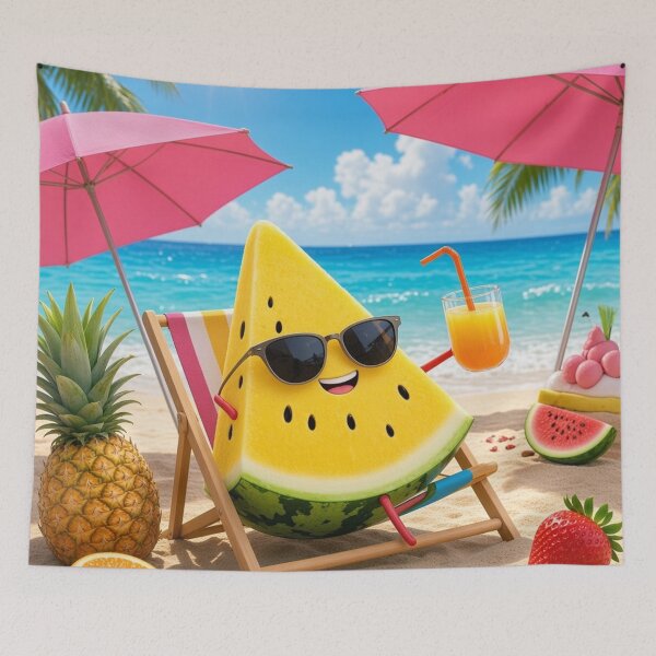 Item preview, Summer vibes yellow watermelon designed and sold by areezh.