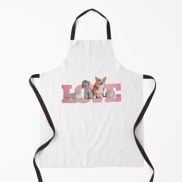 Item preview, Cute Pets Love Typography with Cats and Dogs designed and sold by SmallDart Creations.