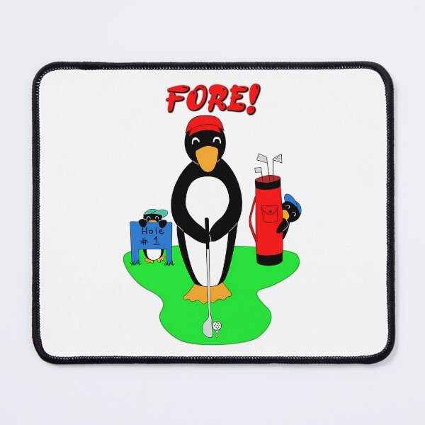 Item preview, Fore Golfing Penguins designed and sold by unikusa.