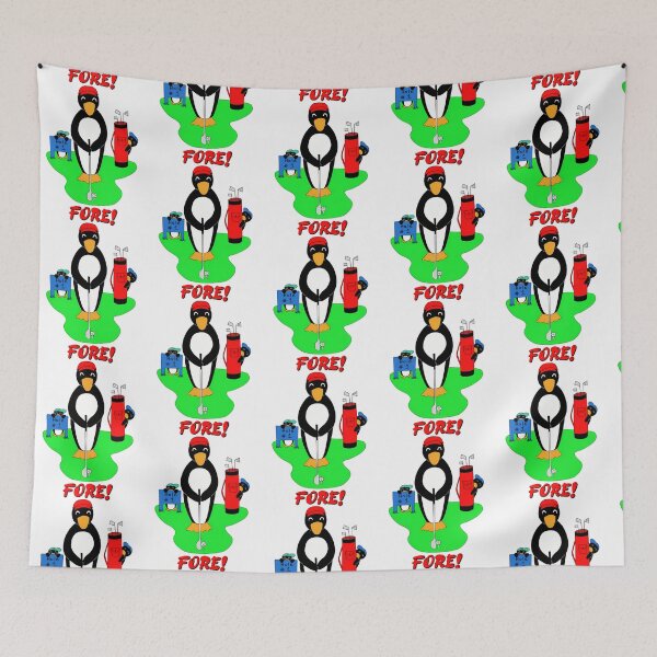 Item preview,  Fore Golfing Penguins designed and sold by unikusa.