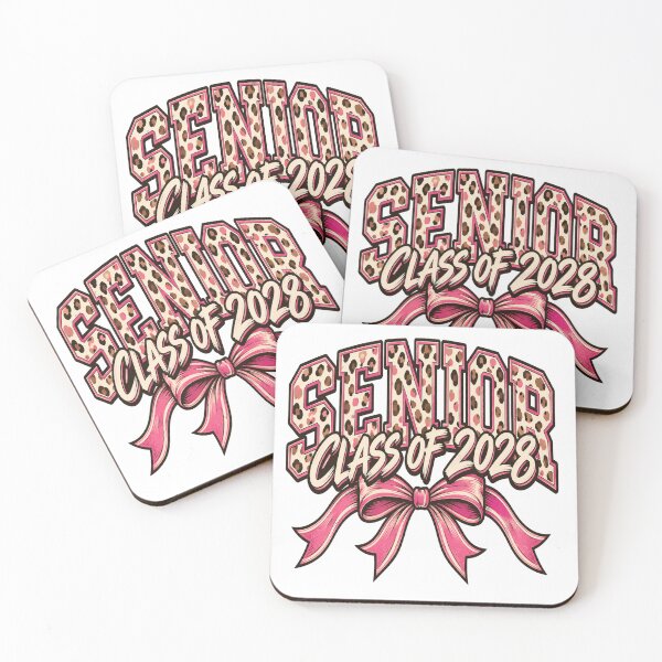 Item preview, Senior Class of 2028 Pink Leopard Bow Graduation designed and sold by OUICHA.