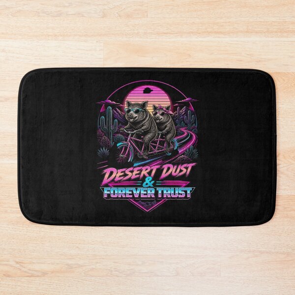 Item preview, Javelina Couple – Desert Dust & Forever Trust – Retro Southwest designed and sold by Art-Arcade6.