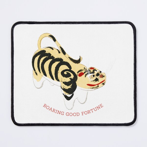 Item preview, Roaring Good Fortune - Cute Japanese Hariko Tiger Sticker designed and sold by NippoKappo.