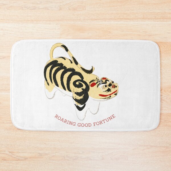 Item preview, Roaring Good Fortune - Cute Japanese Hariko Tiger Sticker designed and sold by NippoKappo.