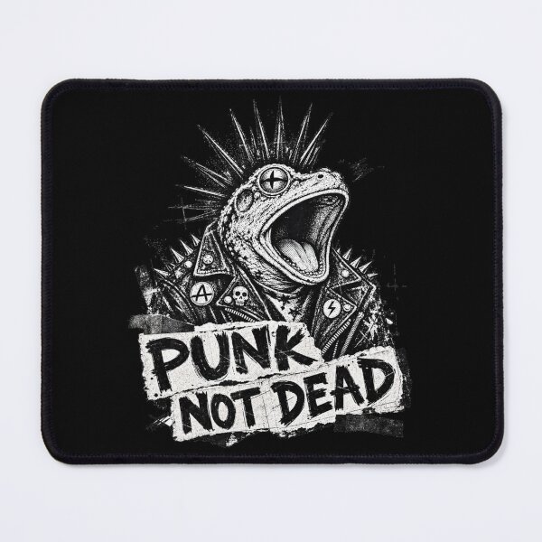 Item preview, Punk Not Dead Spiked Frog Leather Jacket Metal Punk Grunge Art designed and sold by Yellowriversss.