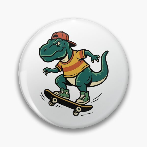 Item preview, Cool Skateboarding T-Rex Dinosaur Retro Skater Streetwear Graphic Shirt designed and sold by TeNovaStudio ⭐⭐⭐⭐⭐.