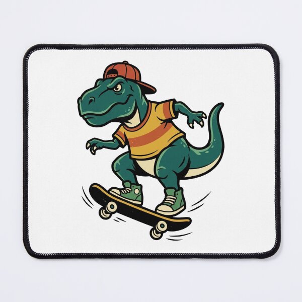 Item preview, Cool Skateboarding T-Rex Dinosaur Retro Skater Streetwear Graphic Shirt designed and sold by TeNovaStudio.
