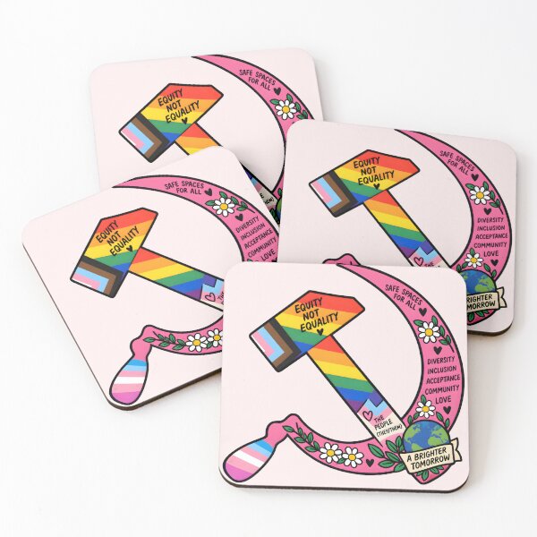 Item preview, Rainbow Hammer and Sickle designed and sold by RockyWords.