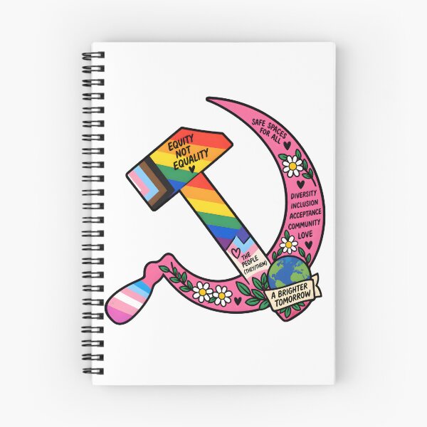 Item preview, Rainbow Hammer and Sickle designed and sold by RockyWords.