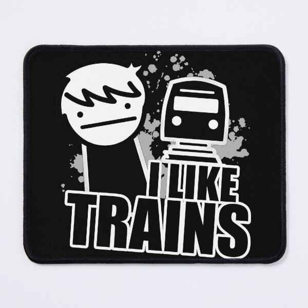 Item preview, I Like Trains Meme Stick Figure designed and sold by Greatstfgreen.