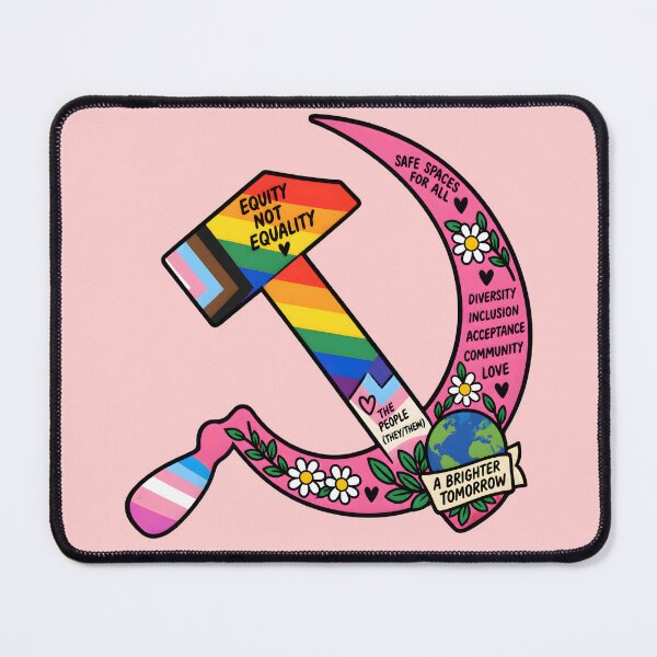 Item preview, Rainbow Hammer and Sickle designed and sold by RockyWords.