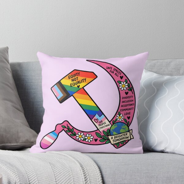 Item preview, Rainbow Hammer and Sickle designed and sold by RockyWords.