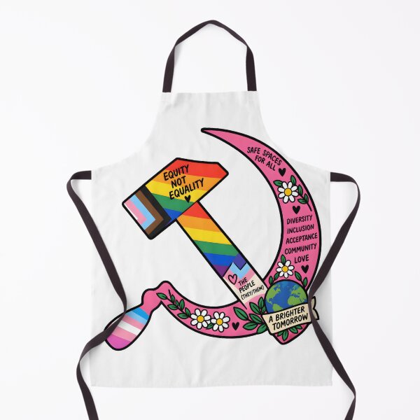 Item preview, Rainbow Hammer and Sickle designed and sold by RockyWords.