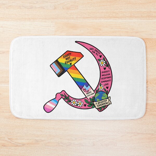 Item preview, Rainbow Hammer and Sickle designed and sold by RockyWords.