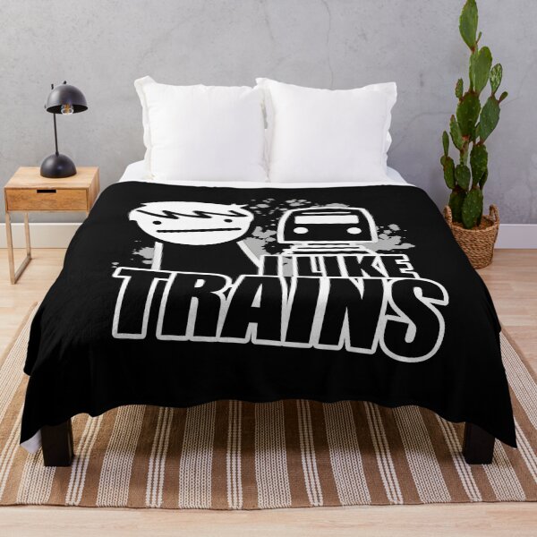 Item preview, I Like Trains Meme Stick Figure designed and sold by Greatstfgreen.