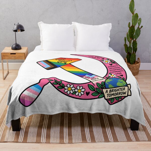 Item preview, Rainbow Hammer and Sickle designed and sold by RockyWords.