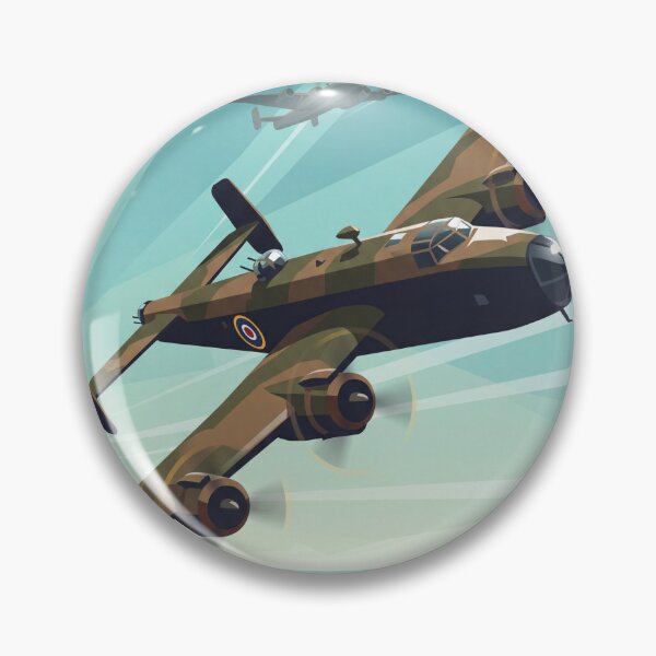 Item preview, RAF Handley Page Halifax Banking Illustration designed and sold by Airpower Art.