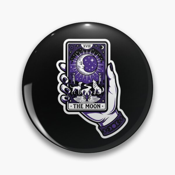 Item preview, The Moon Tarot Card Hand Holding Mystic Divination Gothic Witch Shirt designed and sold by TeNovaStudio.