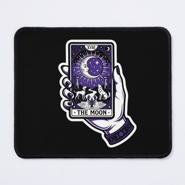 Item preview, The Moon Tarot Card Hand Holding Mystic Divination Gothic Witch Shirt designed and sold by TeNovaStudio.
