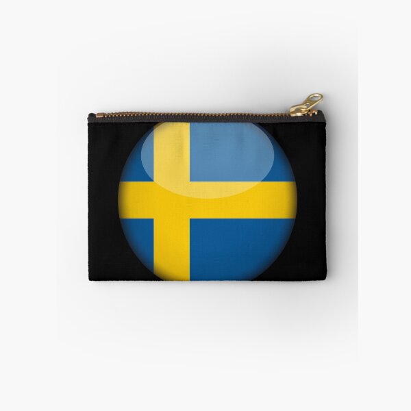 Item preview, Swedish 3D Round Flag Statement Art for Supporters designed and sold by YAZ.