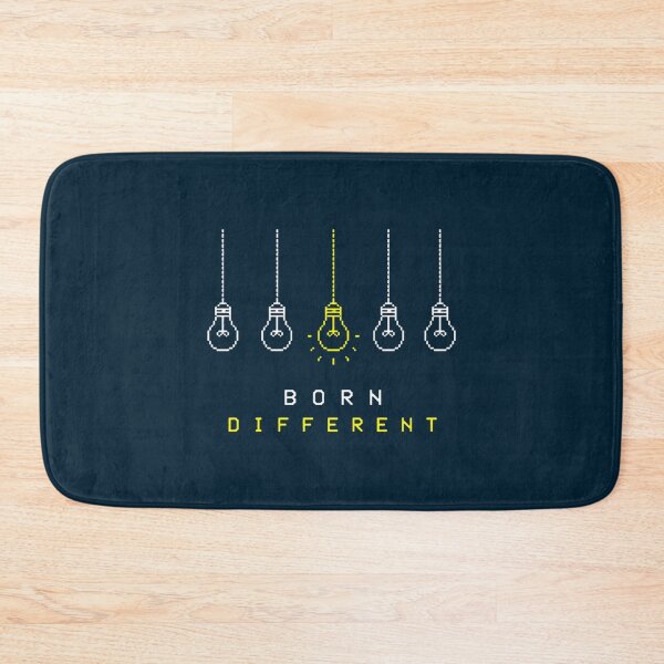 Item preview, Born Different Glowing Light Bulb designed and sold by unikusa.