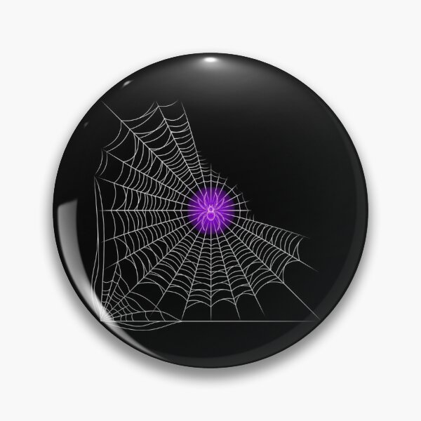 Item preview, Glowing Purple Neon Spider Web Corner Cobweb Gothic Halloween Shirt designed and sold by TeNovaStudio.