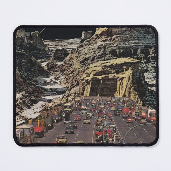 Item preview, city road mountain surreal collage retro vintage dreamcore designed and sold by seventies.collages.